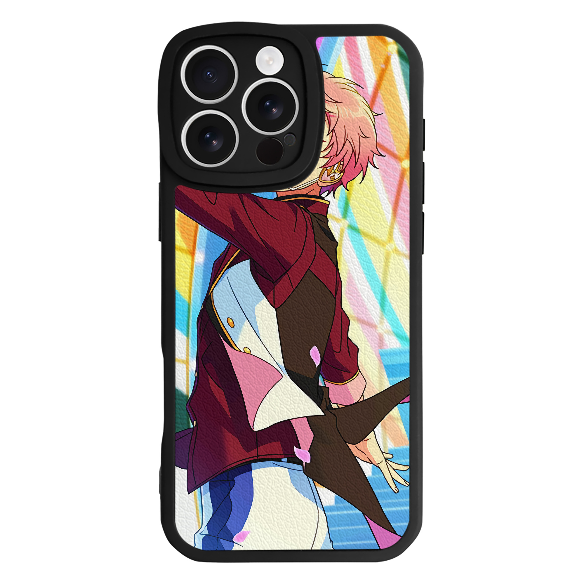 （画像用） あんさんぶるスターズ! Ensemble Stars 【iPhone 16シリーズ対応】シリコンスマホケース（レザー調） 材質：シリコン